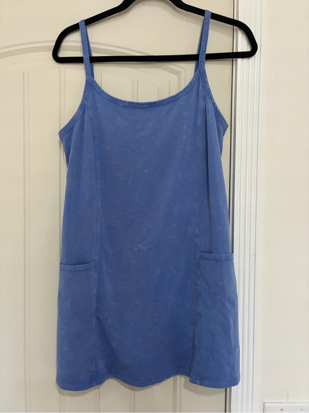 Sundry Spaghetti-Strap Mini Dress with built in romper NWT